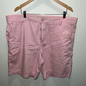 Pink Flat Front Saltwater Shorts Made By Izod (Waist 40)